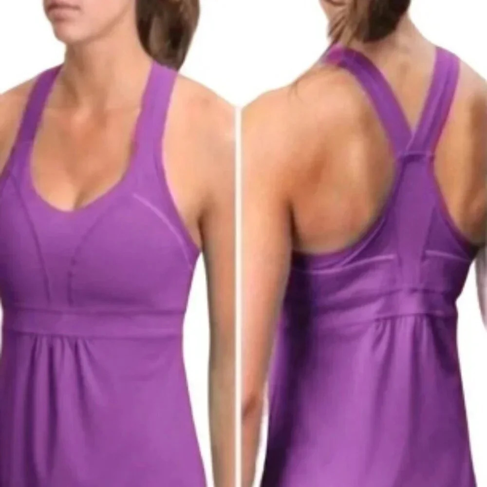 Athleta Horizon Tank in Eggplant Purple